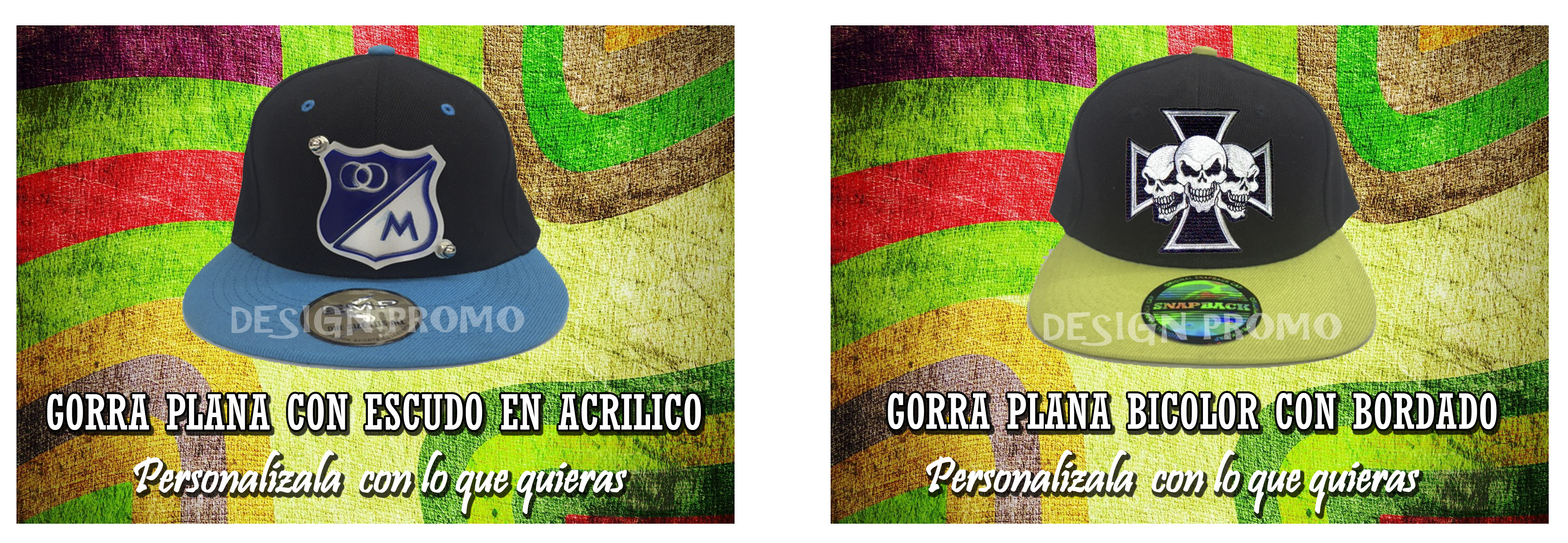 GORRA PLANA PERSONALIZADA